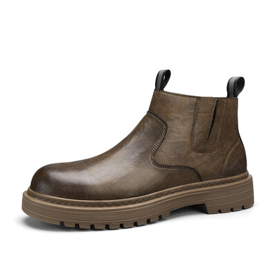 Muške zimske čizme za 2023. Chelsea poslovne čizme Nove muške radne čizme protiv klizanja Jednostavne udobne vanjske cipele Motociklističke čizme