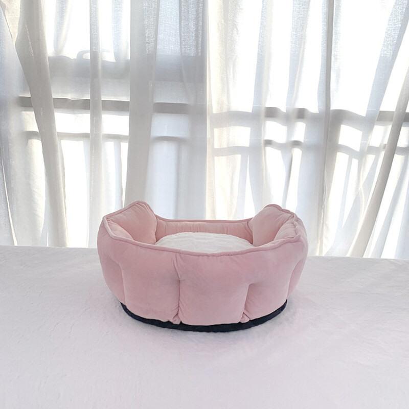 Gnijezdo za kućne ljubimce od ljuske Plišano gnijezdo za pse od ljuske, gnijezdo za mačke, može se koristiti tijekom cijele godine. Topla podloga za pse, otporna na vlagu, podloga za mačke, gnijezdo za kućne ljubimce