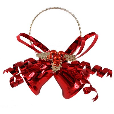 1db karácsonyi függő csengő divat retro harang karácsonyfadísz függő dekoráció parti dekoráció kiegészítők karácsonyra