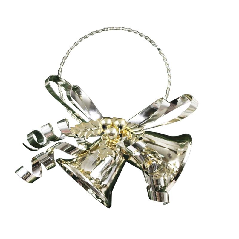 1db karácsonyi függő csengő divat retro harang karácsonyfadísz függő dekoráció parti dekoráció kiegészítők karácsonyra