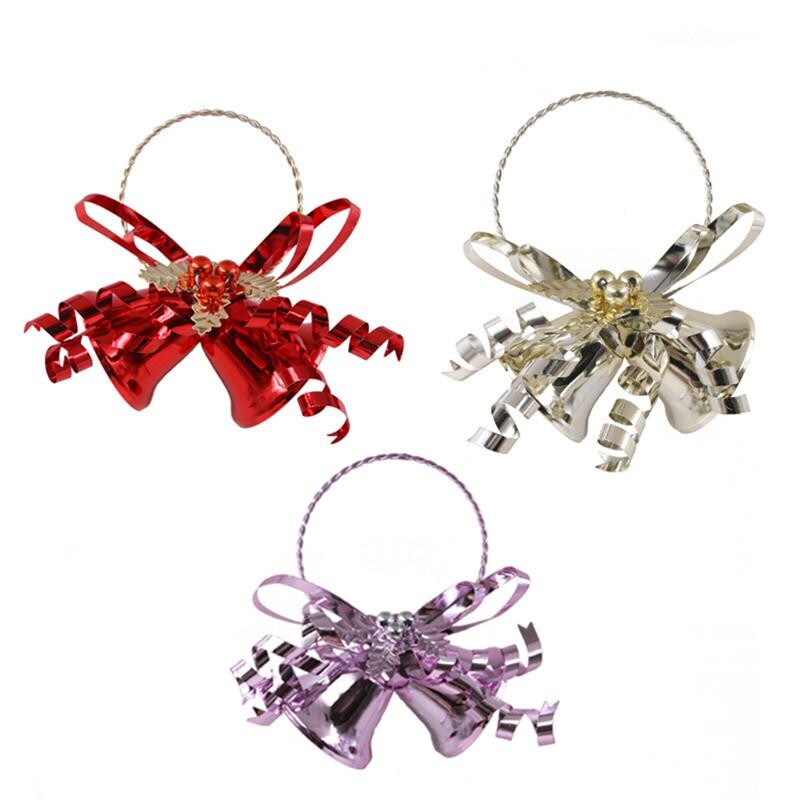 1db karácsonyi függő csengő divat retro harang karácsonyfadísz függő dekoráció parti dekoráció kiegészítők karácsonyra