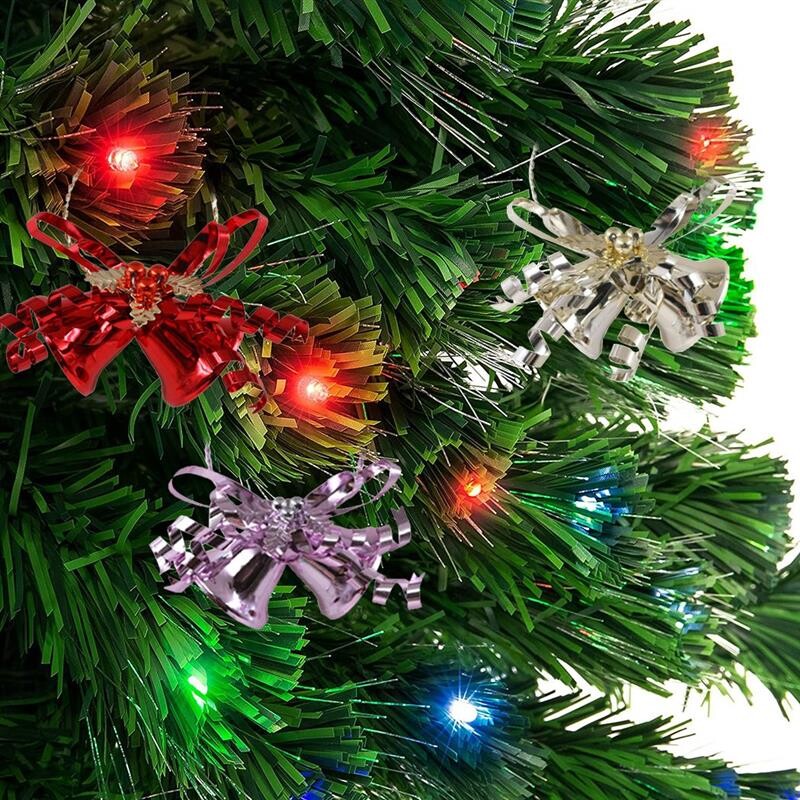 1db karácsonyi függő csengő divat retro harang karácsonyfadísz függő dekoráció parti dekoráció kiegészítők karácsonyra