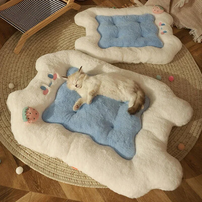 Подложка за котки Възглавница за спане на котки за котки Легло за котки Възглавница Матрак Подложка за домашни любимци Развъдник Зимна топла постелка за кучета Стоки за домашни любимци Аксесоари