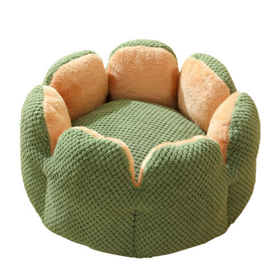 Zieda formas kaķu gulta mīksta kaķu ligzda audzētava kaktusa formas mājdzīvnieku māja Ērts mazgājams kaķa spilvens kucēna kaķēnam, silts paklājiņš