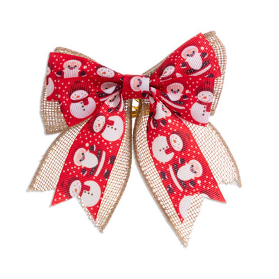 Nová kockovaná mašľa s mašľou, vianočná dekorácia na stromček, sviatočná atmosféra, veľká zlatá hranica, darčeková dekorácia