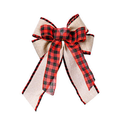 DIY Craciun Arc Panglică Artizanat Decoratiuni pentru Pomul de Crăciun pentru acasă Noel Party Craciun Arc Pandantiv Decorare Anul Nou