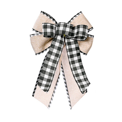 DIY Craciun Arc Panglică Artizanat Decoratiuni pentru Pomul de Crăciun pentru acasă Noel Party Craciun Arc Pandantiv Decorare Anul Nou