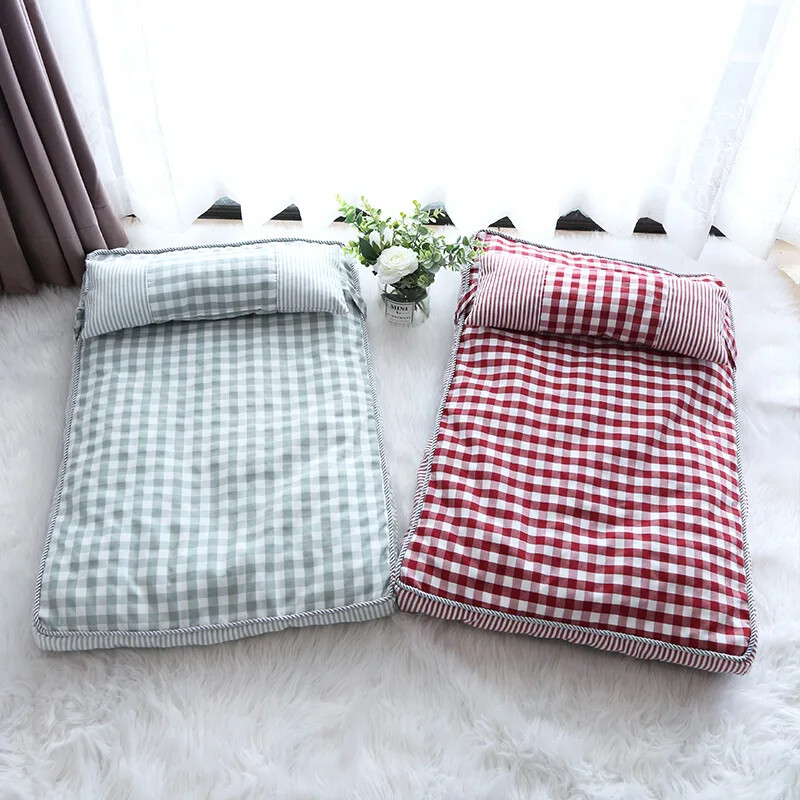 Mājas kaķu gultas spilvens Mīksts zviļņi Māja suņiem Kaķiem Mājīgs guļamdīvāns Silts kucēns Audzētava Paklājiņš Suņu matracis Mājdzīvnieku piederumi