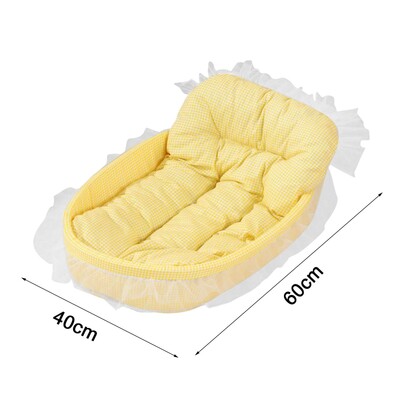 Drăguț prințesă pisică pat pentru câini cu pernă prințesă cuib canapea detașabilă pentru animale de companie paturi pentru câini consumabile pentru câini mici și mijlocii