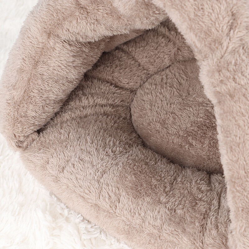 Mekani krevet za mačke Zimski topli plišani ljubimac Puupy Kitten Nest Kennel Deep Sleep Cats Cave House For Cats Mali psi Proizvodi