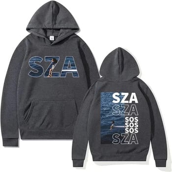 Singer SZA SOS Music Album Tour 2024 Hoodie Fashion Review Beautiful Woman Ανδρικό φούτερ Casual Oversized Jumper Hoodie 2024