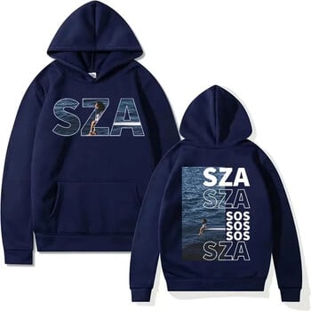 Singer SZA SOS Music Album Tour 2024 Hoodie Fashion Review Beautiful Woman Ανδρικό φούτερ Casual Oversized Jumper Hoodie 2024