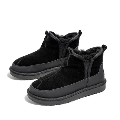 2023 Zimske čizme do sredine lista Muške zimske cipele Čizme za snijeg Vodootporne neklizajuće debele krznene tople čizme za muškarce Degrees Muške cipele za snijeg