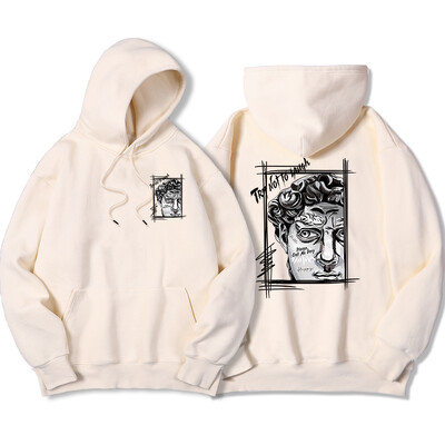 Tay Not To Lauge Hoody s kapuljačom s umjetničkim printom Ženska jesenska topla majica od flisa Street Fit s kapuljačom i okruglim izrezom Ležerni pulover