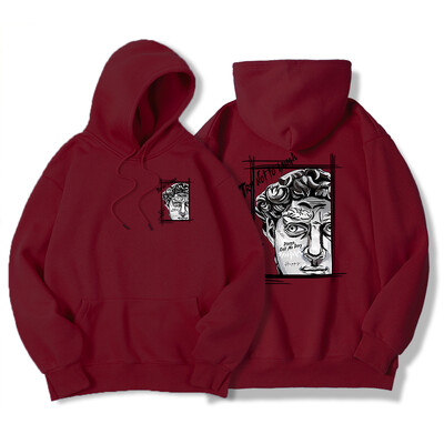 Tay Not To Lauge Hoody s kapuljačom s umjetničkim printom Ženska jesenska topla majica od flisa Street Fit s kapuljačom i okruglim izrezom Ležerni pulover