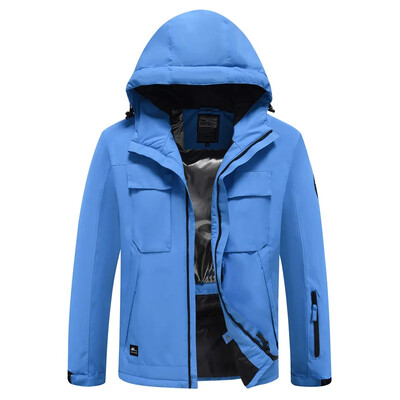 Uued suusajoped Winter Thermal Plus puuvillased kapuutsiga mantlid välitingimustes tuulekindlad hingavad sportlikud lumelauariided, naised, mehed