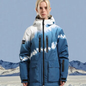 Zimné teplé lyžiarske bundy pre vonkajšie použitie, nové zahustené lyžiarske oblečenie, športová nepremokavá bunda, voľné párové snehové kabáty, snowboardové vršky