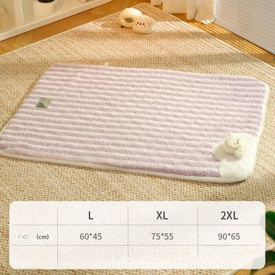 Kisállat ágyszőnyeg kutyához Vastag alvóbetét Kivehető csúszásgátló kutyakanapé Kutyakellékek 강아지 침대