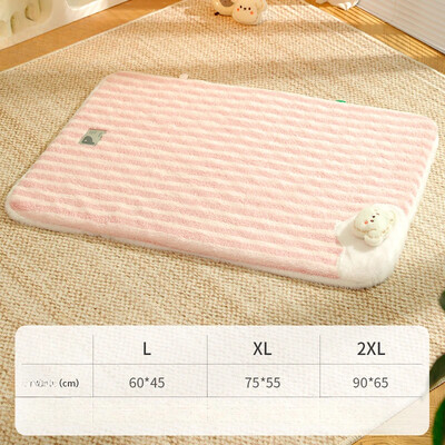 Kisállat ágyszőnyeg kutyához Vastag alvóbetét Kivehető csúszásgátló kutyakanapé Kutyakellékek 강아지 침대