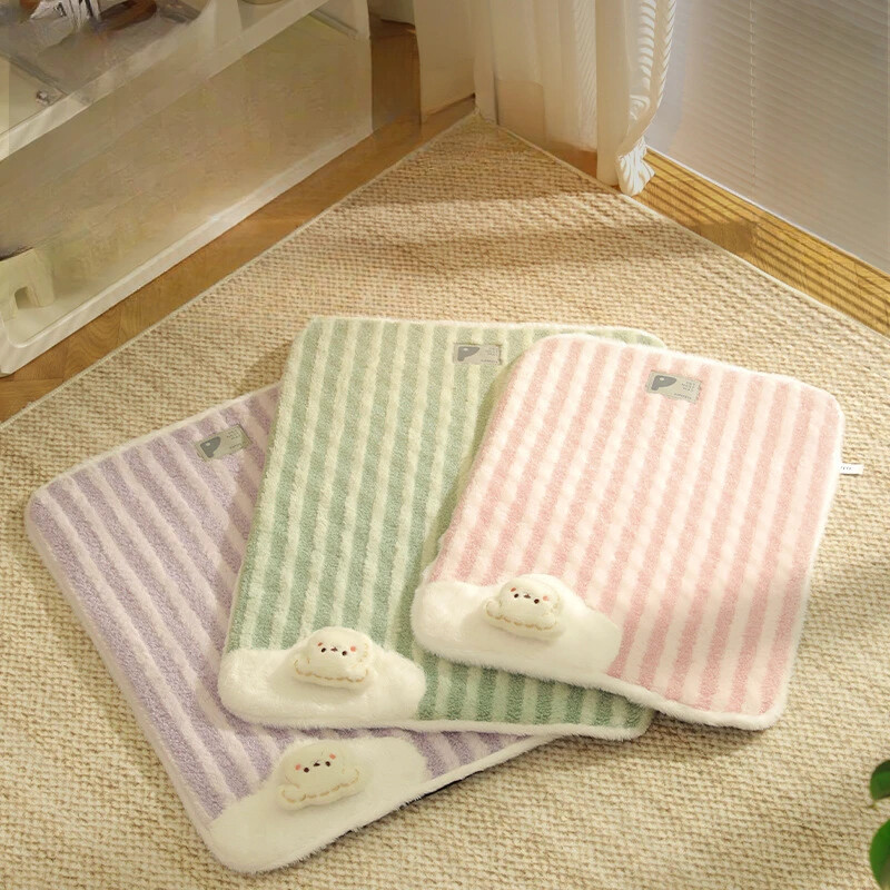 Kisállat ágyszőnyeg kutyához Vastag alvóbetét Kivehető csúszásgátló kutyakanapé Kutyakellékek 강아지 침대