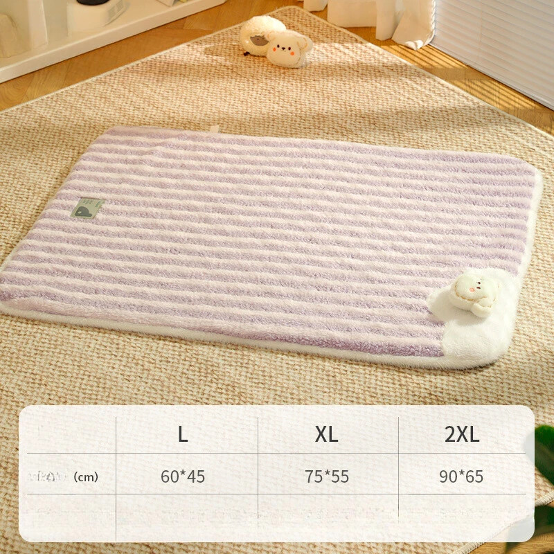 Kisállat ágyszőnyeg kutyához Vastag alvóbetét Kivehető csúszásgátló kutyakanapé Kutyakellékek 강아지 침대