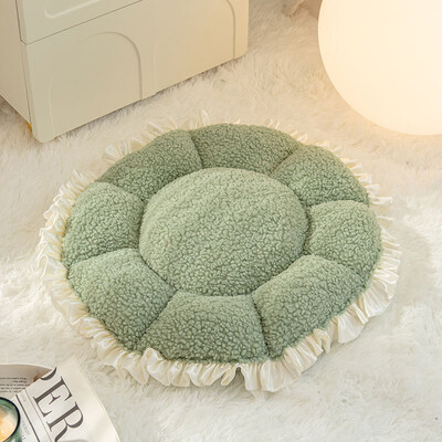 Apaļa, gara suņu gulta, noņemams mazgājams mājdzīvnieku paklājiņš ziemas silts guļošs kaķis ligzda mīksts groza spilvens pārnēsājams