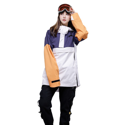 SPATA 2024 Γυναικεία φόρμα σκι Ζεστή παχιά αδιάβροχη για σκι υπαίθριο αθλητικό χειμερινό παλτό Snowboard Αντιανεμικό μπουφάν με προστασία από την υπεριώδη ακτινοβολία