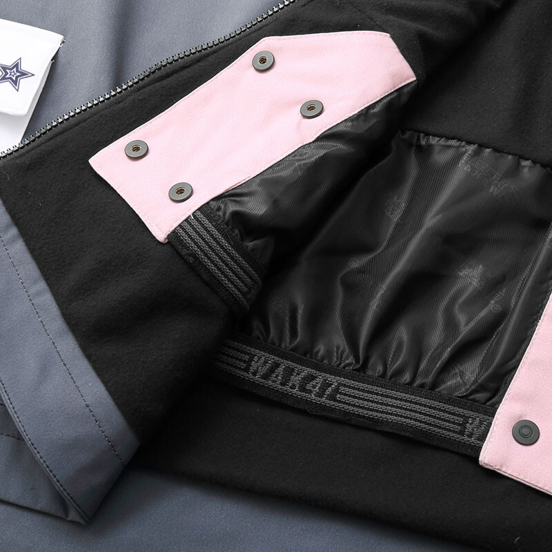 SPATA 2024 Γυναικεία φόρμα σκι Ζεστή παχιά αδιάβροχη για σκι υπαίθριο αθλητικό χειμερινό παλτό Snowboard Αντιανεμικό μπουφάν με προστασία από την υπεριώδη ακτινοβολία