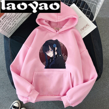 Kawaii Ado Singer Hoodie Ανοιξιάτικο φθινοπωρινό γυναικείο φούτερ με κουκούλα Χοντρό ζεστό χαριτωμένο ροζ φαρδύ φούτερ με κουκούλα Harajuku Vintage πουλόβερ