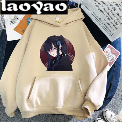 Hanorac cu glugă Kawaii Ado Singer, de primăvară, toamnă, pentru femei, gros, cald, drăguț, roz, largi, pulover Harajuku vintage