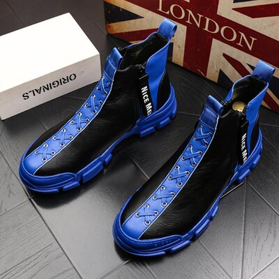 JHGCCL zābaki Apavi Ziemas sintētiskie apaļie purngali Pieaugušo cietā lateksa vīriešu zābaki Vīriešu apavi Labākie