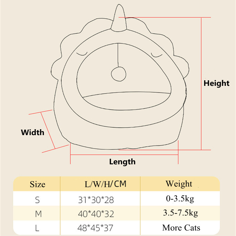 Kaķu gulta Māja Audzētava Nest Apaļdzīvnieki Guļam ala Kaķēnu Gultas Mājdzīvnieku grozs Mājīgs Kaķēnu Gultas Spilvens Kaķu Māja Telts Suņu Māja
