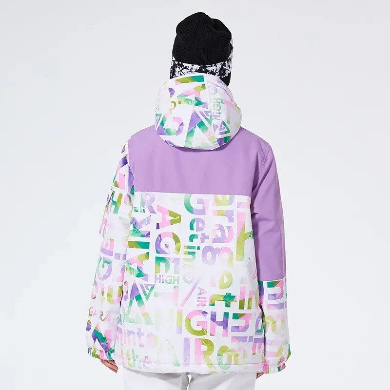 Νέα χειμωνιάτικα μπουφάν για ενήλικες σκι Γυναικεία παχύρρευστα Termal Skiing Snowboarding Παλτό με κουκούλα ανδρών Αντιανεμικά αναπνέοντα ρούχα από χιόνι Τοπ