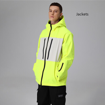 Novi gornji dijelovi Skijaške jakne Muškarci Sportovi na otvorenom Planina Snowboard jakne Vjetrootporne Vodootporne Topla skijaška odijela Zimska odjeća Kaput