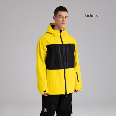 Novi gornji dijelovi Skijaške jakne Muškarci Sportovi na otvorenom Planina Snowboard jakne Vjetrootporne Vodootporne Topla skijaška odijela Zimska odjeća Kaput