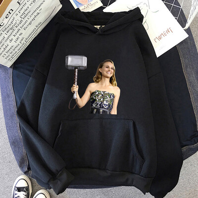 Natalie Jane, imprimare grafică, hanorace cu glugă, gotice, confortabile, haine hip hop cu mâneci lungi, hanorace punk Moletom