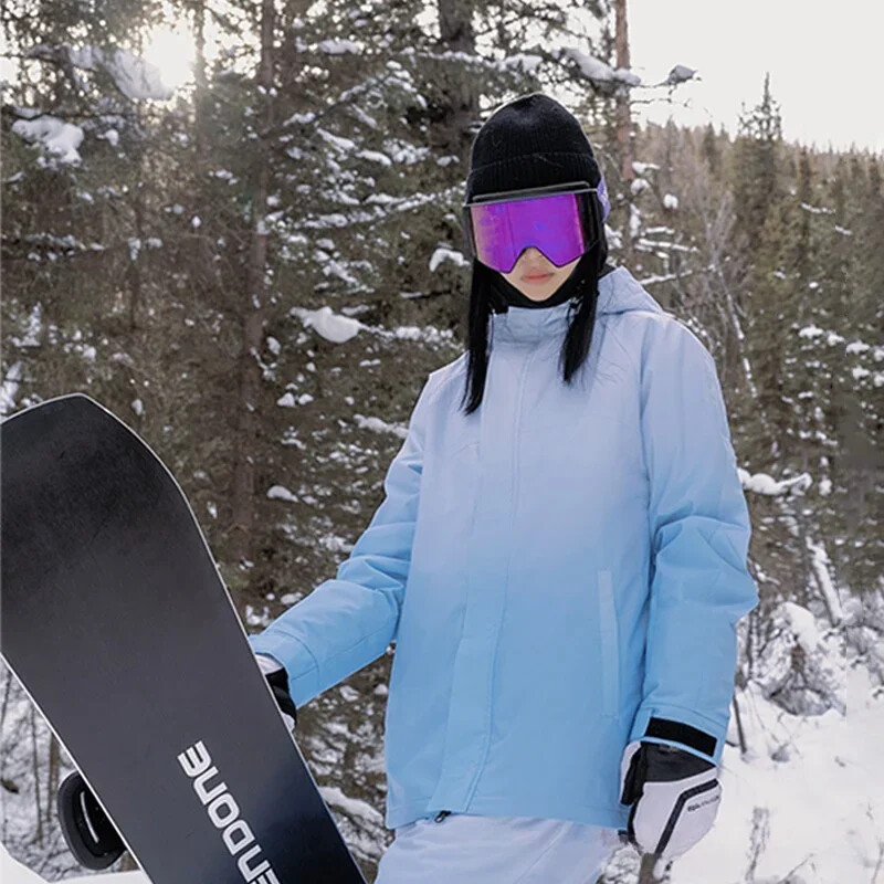 Nove jakne za snowboarding, zimske, vjetrootporne, 2025, ženske skijaške majice, široke kapute za skijanje, gradijent, vodootporna odjeća za snijeg, muškarci