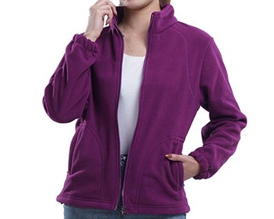 Jachetă cu mânecă lungă rafinată din fleece granulată pentru femei Hanorac cu glugă, primăvară, toamnă, ocazional, cu buzunar cu fermoar, hanorac cu gât roscat