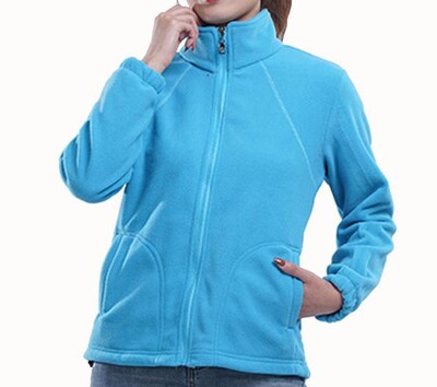 Jachetă cu mânecă lungă rafinată din fleece granulată pentru femei Hanorac cu glugă, primăvară, toamnă, ocazional, cu buzunar cu fermoar, hanorac cu gât roscat