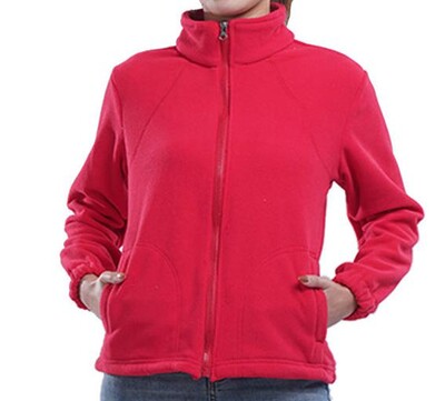 Jachetă cu mânecă lungă rafinată din fleece granulată pentru femei Hanorac cu glugă, primăvară, toamnă, ocazional, cu buzunar cu fermoar, hanorac cu gât roscat