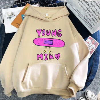 2024 Young Miko Hoodie Дамски суитшърти в ретро стил Сладък карикатурен суитшърт Есенни модни поларени дрехи Извънгабаритни дрехи с дълъг ръкав Cl