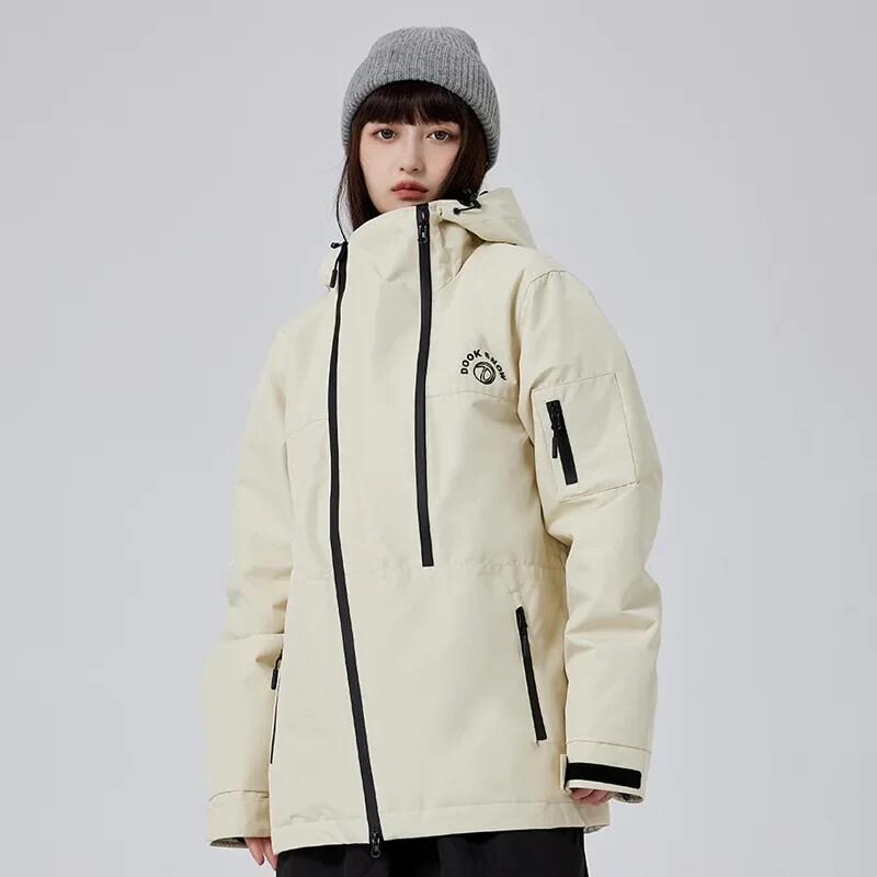 Sabiezinātas, izturīgas, siltas slēpošanas jakas 2025. g. Jaunas sieviešu vīriešu ūdensnecaurlaidīgas, vēja necaurlaidīgas snovborda topi, apģērbi āra slēpošanas mētelis