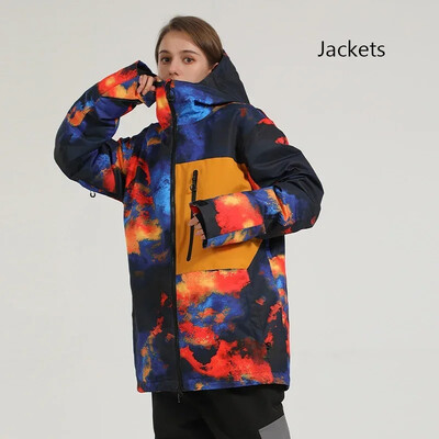 Nove ženske vrhunske skijaške jakne, sportovi na otvorenom, planinske jakne za daskanje na snijegu, muške tople, otporne na vjetar, vodootporne skijaške odijele, zimska odjeća, kaput