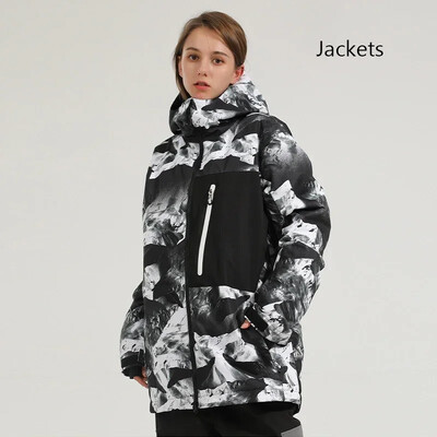 Nove ženske vrhunske skijaške jakne, sportovi na otvorenom, planinske jakne za daskanje na snijegu, muške tople, otporne na vjetar, vodootporne skijaške odijele, zimska odjeća, kaput