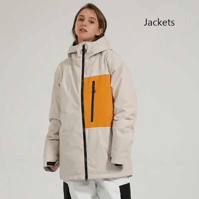 Nove ženske vrhunske skijaške jakne, sportovi na otvorenom, planinske jakne za daskanje na snijegu, muške tople, otporne na vjetar, vodootporne skijaške odijele, zimska odjeća, kaput