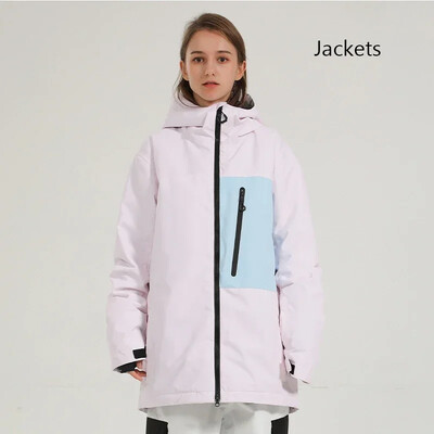 Nove ženske vrhunske skijaške jakne, sportovi na otvorenom, planinske jakne za daskanje na snijegu, muške tople, otporne na vjetar, vodootporne skijaške odijele, zimska odjeća, kaput