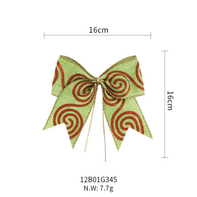 Božićni ukrasi Vrpce Poklon Mašne Kravate Girlande Mašne Svjetlucavi viseći vijenci Ukrasi za drvce Na otvorenom U zatvorenom Kućna zabava