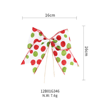 Božićni ukrasi Vrpce Poklon Mašne Kravate Girlande Mašne Svjetlucavi viseći vijenci Ukrasi za drvce Na otvorenom U zatvorenom Kućna zabava