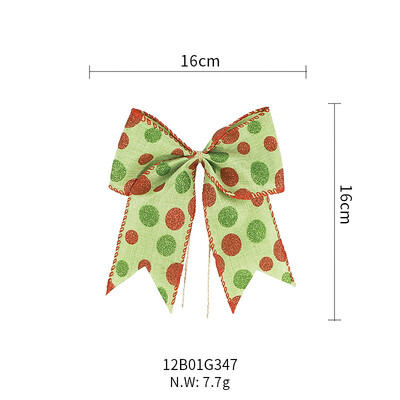 Božićni ukrasi Vrpce Poklon Mašne Kravate Girlande Mašne Svjetlucavi viseći vijenci Ukrasi za drvce Na otvorenom U zatvorenom Kućna zabava