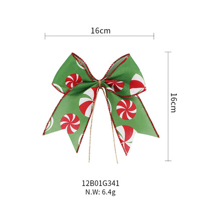 Božićni ukrasi Vrpce Poklon Mašne Kravate Girlande Mašne Svjetlucavi viseći vijenci Ukrasi za drvce Na otvorenom U zatvorenom Kućna zabava